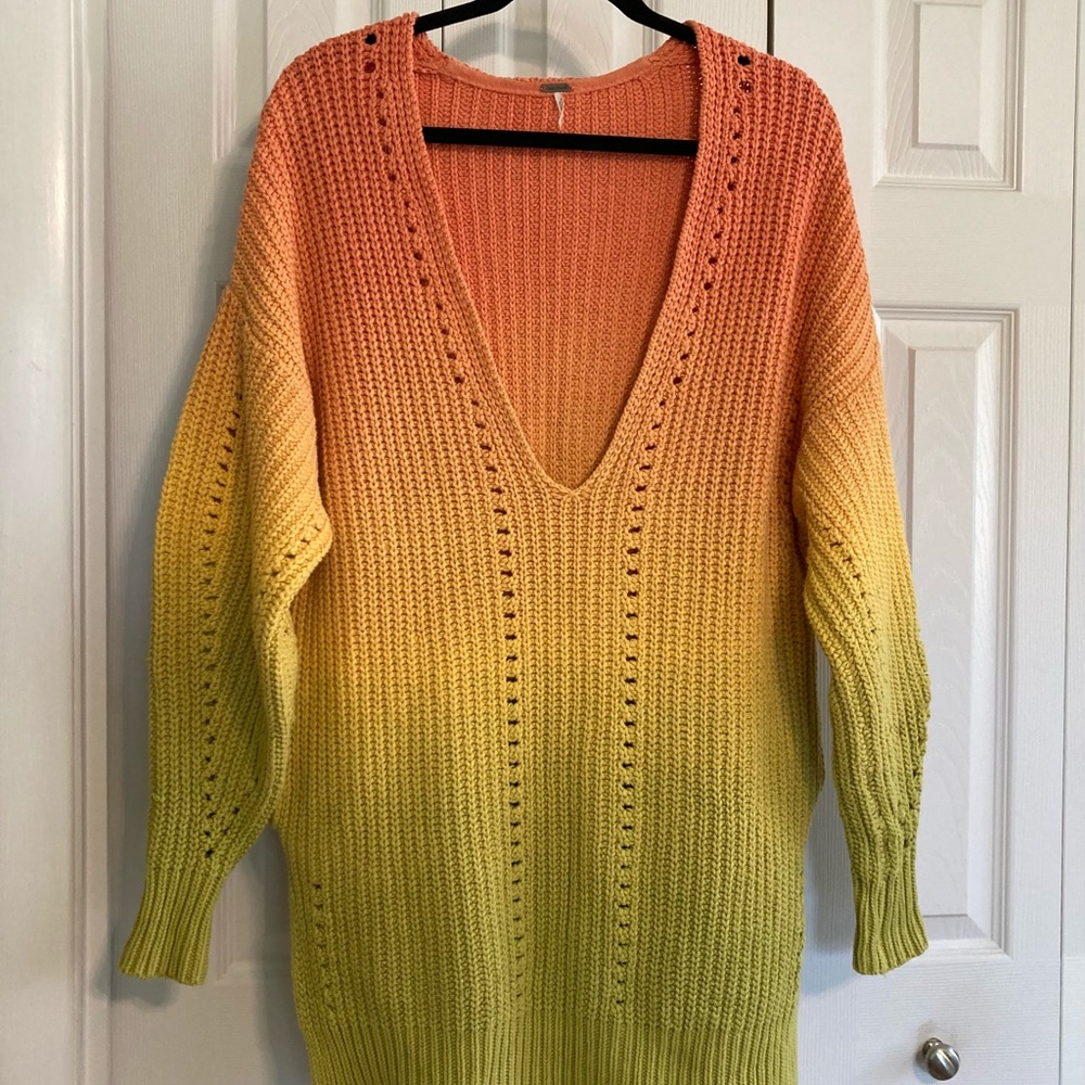 ☘️Free People Come Together Sweater Dress